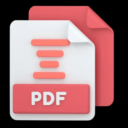 PDF 3D Icon